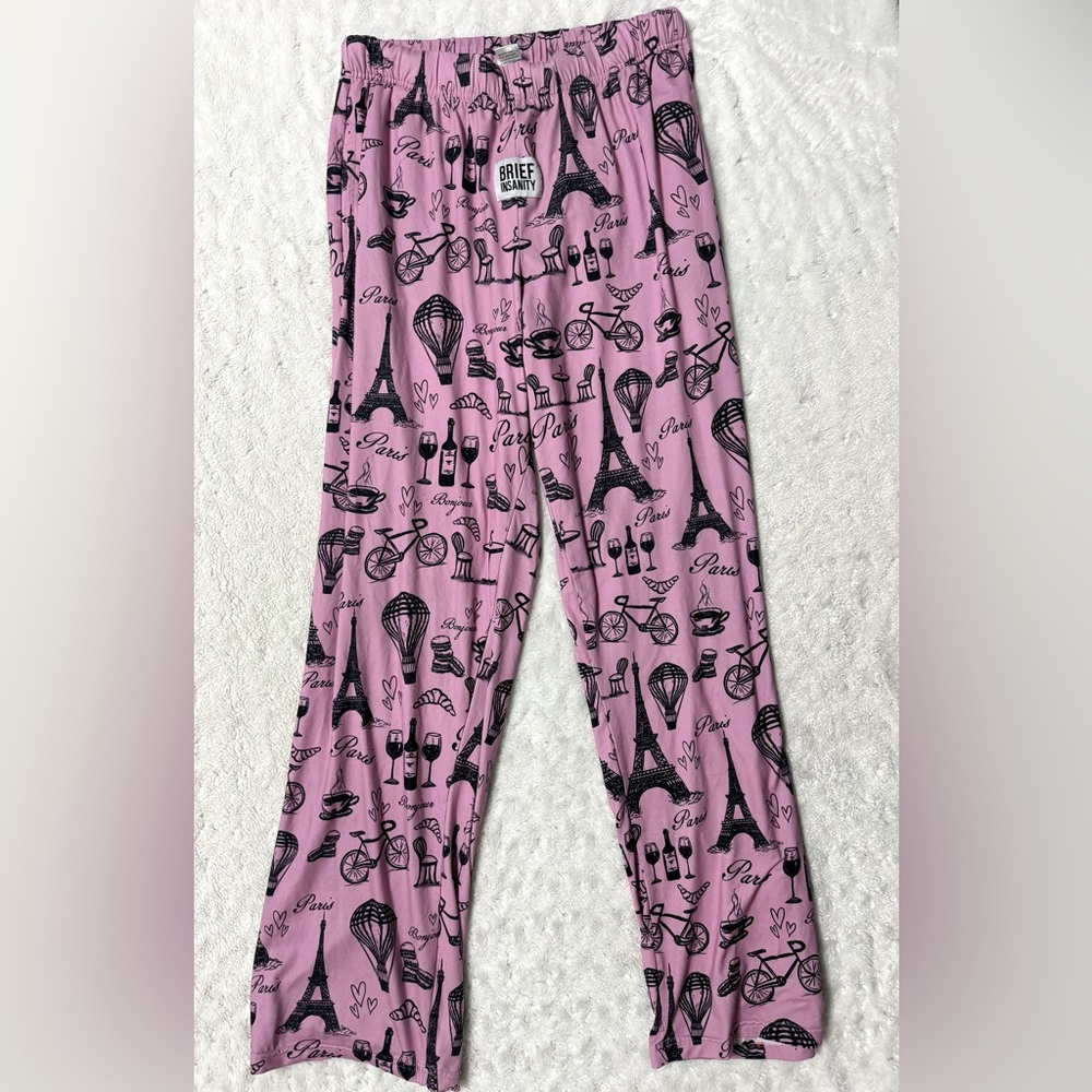 BRIEF INSANITY PINK PARIS LOUNGE PANTS